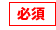 必須項目